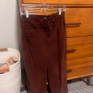 Jcrew Straight Cord Pants